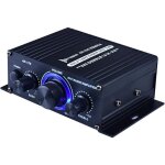 Mini amplificateur de puissance audio hifi 12 v cc - r�cepteur audio st�r�o portable � double canal - ...
