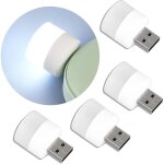 Mini ampoules led usb de nuit, � brancher, blanc froid, compactes, id�ales pour chambre, salle de bain, ...