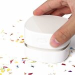 Mini aspirateur de table, rechargeable aspirateur de bureau poussire pour table bureau coussin voiture ...