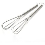 Mini batteur � ?ufs, petit batteur � ?ufs, en acier inoxydable, batteur � ?ufs ballon de cuisine