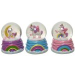 Mini boules de neige avec licorne 5, 5 cm