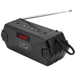 Mini caisson de basses bluetooth portable, support de carte tf, haut - parleur usb, rcepteur fm / radio ...