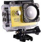 Mini cam�ra de sport dv, cam�scope 1080p hd imperm�able � l'eau de sport en plein air, �cran haute d�finition ...