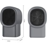 Mini chauffage soufflant, radiateur soufflant electrique, chauffage �lectrique portatif en c�ramique, ...