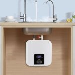 Mini chauffe - eau instantan� 8 l avec affichage led 1500 w - petit chauffe - eau instantan� - chauffe ...