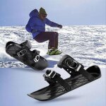 Mini - chaussures de ski pour la neige - chaussures de ski courtes snowblades unisexes pour sports d'hiver ...