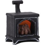 Mini chemin�e, �chelle 1:12. figurine de mini chemin�e led 5 x 3, 5 x 7 cm (chemin�e (peut �tre �clair�e)). ...