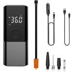 Mini compresseur d?air portatif 150 psi 6000 mah pompe � air �lectrique 12v dc rechargeable gonfleur ...