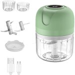 Mini coupe - ail �lectrique, robot culinaire sans fil portable, mixeur 250 ml mini coupe - ail pour ail, ...