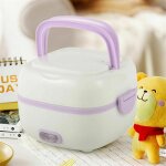Mini cuiseur � riz avec fonction de maintien au chaud, cuiseur � riz avec cuill�re, insert vapeur 1 l ...