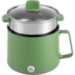 Mini cuiseur vapeur �lectrique 1, 7 l double cuiseur �lectrique multifonction cuisini�re � vapeur antiadh�sif ...