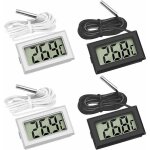 Mini digital lcd thermomtre temprature avec sonde de temprature capteur testeur , guazhuni (2x noir ...