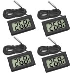 Mini digital lcd thermom�tre temp�rature avec sonde de temp�rature capteur testeur pour r�frig�rateur ...