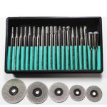 Mini disque diamant � tron�onner diamant fraises diamant assorties fraise set diamant meuleuse forage ...