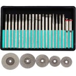 Mini disque � tron�onner diamant� ensemble de fraises diamant�es assortiment de fraises diamant�es ensemble ...