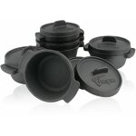 Mini dutch oven (6 pièces) ø 11 cm déjà brûlée - pré - assaisonné - bbq - toro Mini dutch oven (6 pièces) ø 11 cm déjà brûlée - pré - assaisonné - bbq - toro