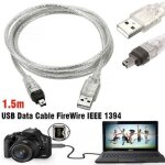 Mini dv minidv c�ble de donn�es usb firewire ieee 1394 cam�scope hdv pour montage sur pc