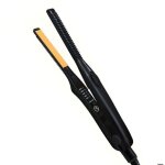 Mini fer � lisser pour cheveux courts ? design compact et anti - pincement - id�al pour un lissage pr�cis ...