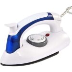 Mini fer � repasser de voyage, machine � repasser portable avec poign�e pliante ergonomique et semelle ...