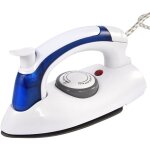 Ikodm - mini fer  repasser de voyage, machine  repasser portable avec poigne pliante ergonomique et ...