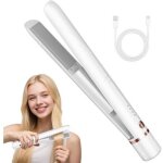 Mini fer styler - sans fil, 2 - en - 1 fer � lisser et � friser, mini mod�le pour voyage, compatible ...