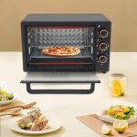 Mini - four de 22 litres, four � convection compact avec temp�rature r�glable, four �lectrique, minuterie ...