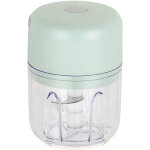 Mini hachoir �lectrique, pour ail, pur�e, oignon, herbes, l�gumes, gingembre, mixeur � fruits (250 ml) ...