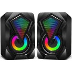 Mini haut parleur pc, rgb enceinte pc usb 2. 0 système de stéréo gaming haut - parleurs d'ordinateur ... Mini haut parleur pc, rgb enceinte pc usb 2. 0 système de stéréo gaming haut - parleurs d'ordinateur ...