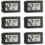 Mini hygrom�tre - thermom�tre num�rique ? mesureur d'humidit� int�rieure avec affichage en degr�s fahrenheit ...