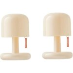 Mini lampe de bureau, lot de 2 veilleuse au coucher du soleil, chargement usb, veilleuse led de style ...