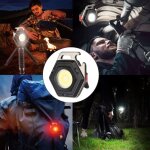 Mini lampe de poche led rechargeable avec d�capsuleur et base magn�tique 500 mah super lumineuse portable ...