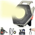 Mini lampe de poche led rechargeable avec d�capsuleur et base magn�tique 500 mah super lumineuse portable ...