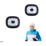 Mini lampe torche � clip, 10 modes lampe running portable avec lumi�re spot & flood, lampe de poche led ...