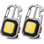 Mini lampe de travail portable 2 pièces, 800 lumens, 7 modes, porte - clés, lampe de secours, rechargeable ... Mini lampe de travail portable 2 pièces, 800 lumens, 7 modes, porte - clés, lampe de secours, rechargeable ...