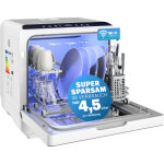 Monzana ? mini lave - vaisselle compact 46x45x44 cm ? 4, 5l ? 3 couverts ? 6 programmes ? commande via ...