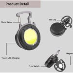 Mini led lampe de poche cob lampe de travail portable petites porte - cl�s lampes de poche �tanches baladeuse ...