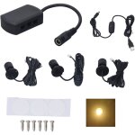 Mini led spot lights 5v usb vitrine lumi�re d'affichage 1 � 3 lumi�re de petit meuble dimmable noir chaud ...