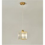 Mini lustre en cristal chrom�, plafonnier encastr� moderne pour salle � manger, chambre, cuisine, �lot ...