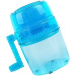 Mini machine � glace manuelle pour la maison machine � glace pil�e design compact