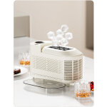 Mini machine � gla�ons 12 v blanc cr�me 25 � 18 � 17 cm conception l�g�re avec c�ble de charge de voiture ...