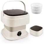 Mini machine à laver 11 l avec panier essoreur, petite machine à laver, pour le camping, les voyages Mini machine à laver 11 l avec panier essoreur, petite machine à laver, pour le camping, les voyages