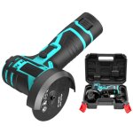 Mini meuleuse d'angle sans fil avec batterie 12 v [m�tal / bois] - batterie et chargeur inclus - 20 cm ...