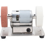 Mini meuleuse d'�tabli � 2 meules, machine � meuler �lectrique multifonctionnelle pour le travail du ...