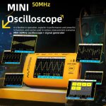 Durficst - mini oscilloscope bside générateur de signaux large bande 50 mhz, écran couleur 2, 8 pouces, ... Durficst - mini oscilloscope bside générateur de signaux large bande 50 mhz, écran couleur 2, 8 pouces, ...