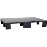 Mini - palette 800 x 600 mm ? mat�riau pe recycl� ? charge max. statique 2000 kg ? nettoyage facile ? ...
