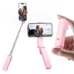Mini perche � selfie extensible, perche � selfie portable au format de poche avec t�l�commande, support ...