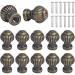 Mini poign�es de meuble vintage en bronze 12 pi�ces boutons � t�te ronde en m�tal pour bo�te � bijoux ...