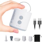 Mini pompe  air lectrique 4 en 1 - rechargeable, lger, portable - pour matelas gonflable, piscine, ...