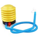 Feiyue - mini pompe à air gonflable portable pour ballons, gonfleur à tuyau unique (jaune + bleu) Feiyue - mini pompe à air gonflable portable pour ballons, gonfleur à tuyau unique (jaune + bleu)