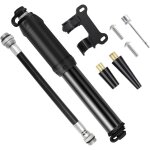 Mini pompe à vélo portable, 100 psi, haute pression, pompe à air pour vélo compatible avec les valves ... Mini pompe à vélo portable, 100 psi, haute pression, pompe à air pour vélo compatible avec les valves ...